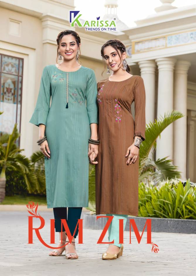 KARISSA RIM ZIM New Designer Latest Ethnic Wear Kurtis Collection